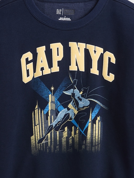Image number 5 showing, Kids VintageSoft Batman Graphic Logo Sweatshirt