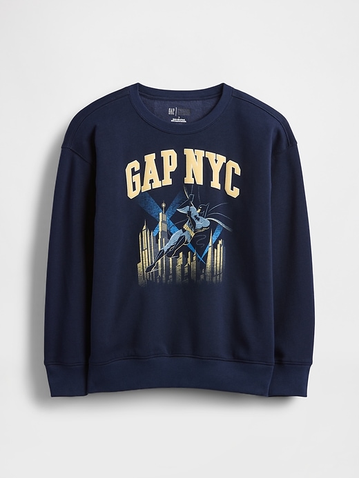 Image number 2 showing, Kids VintageSoft Batman Graphic Logo Sweatshirt