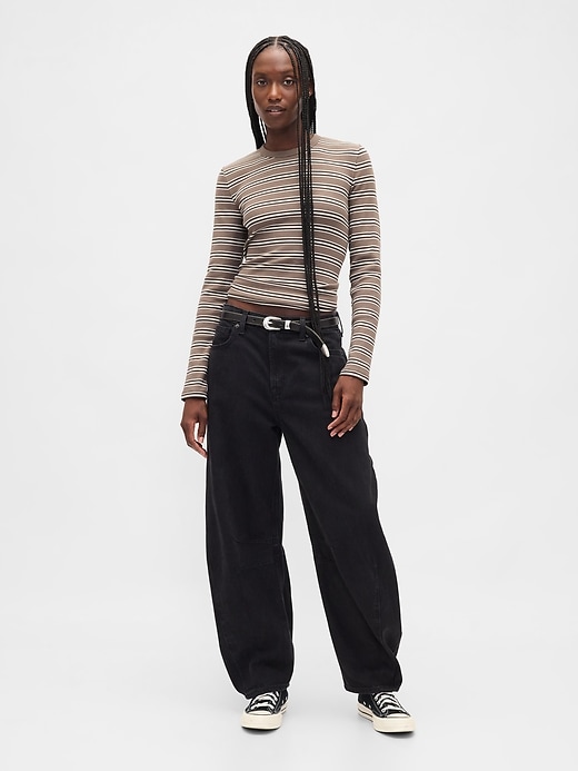 Image number 2 showing, Modern Rib Crewneck T-Shirt