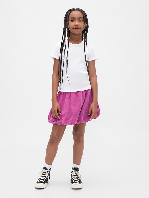 Image number 1 showing, Kids Denim Bubble Skort