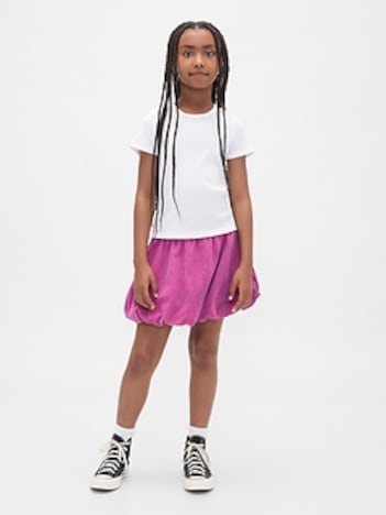 Kids Denim Bubble Skort