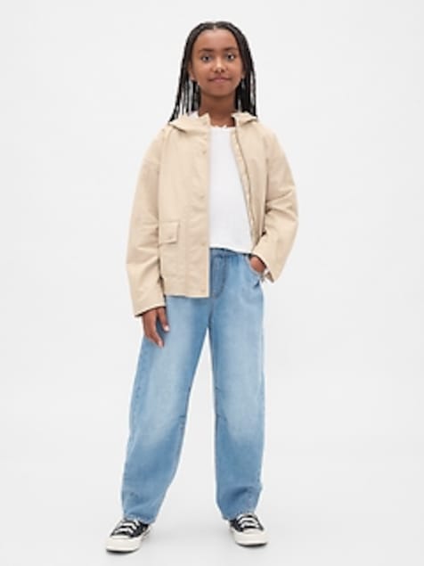Kids High Rise Easy Barrel Jeans