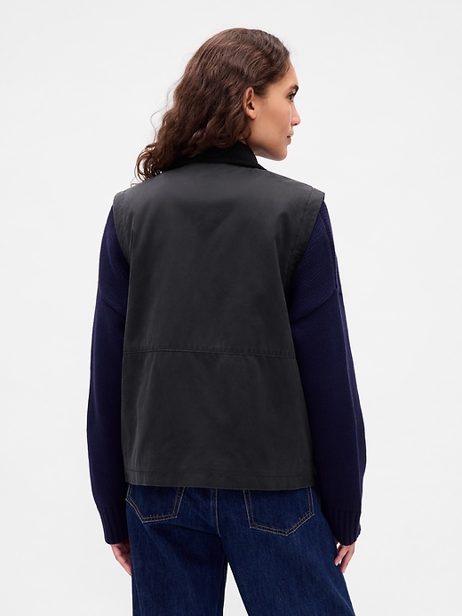 Image number 3 showing, Waxed Canvas Barn Vest
