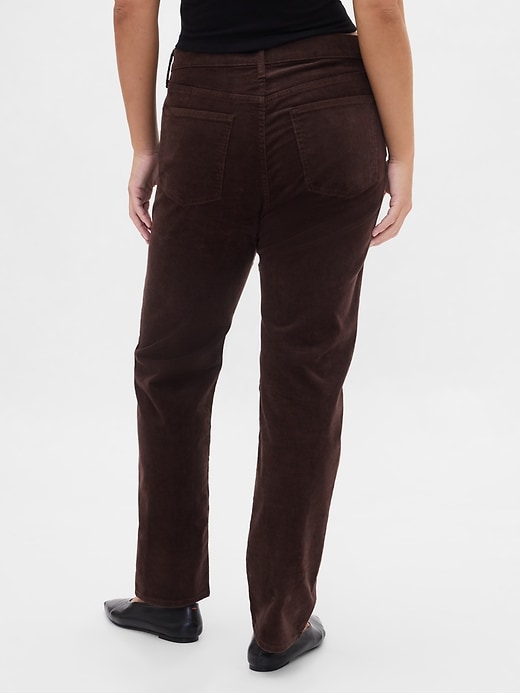 Image number 6 showing, High Rise Corduroy '90s Straight Jeans