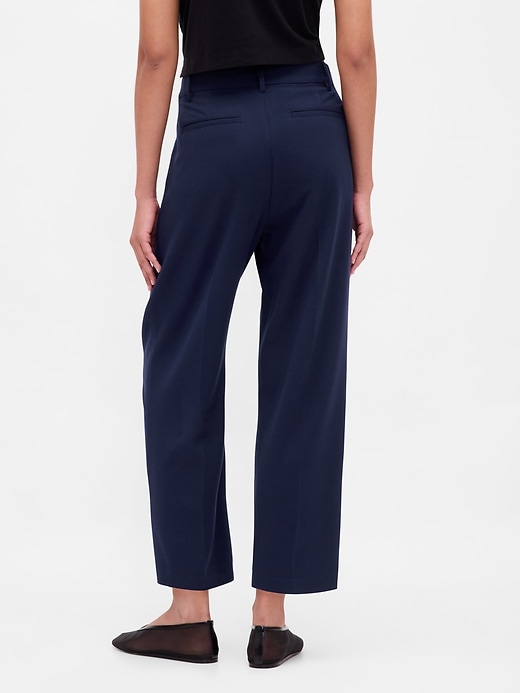 Image number 4 showing, 365 High Rise Brushed Twill Taper Ankle Trousers