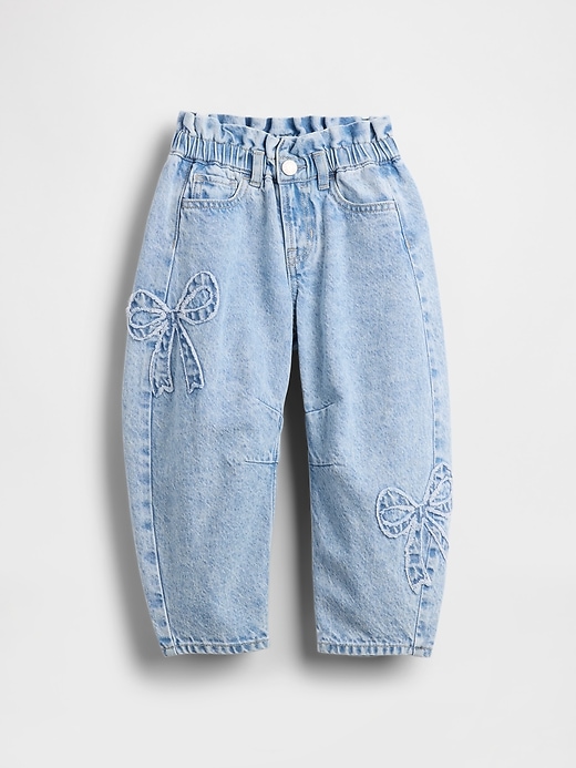 Image number 1 showing, Baby & Toddler Bow Horseshoe Jeans