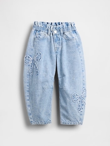 Baby & Toddler Bow Horseshoe Jeans