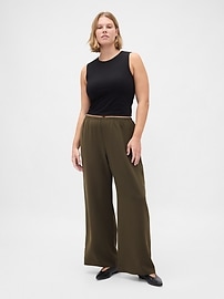 Easy Wide-Leg Pants