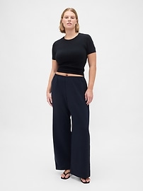 Easy Wide-Leg Pants