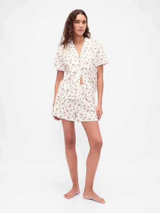Image number 1 showing, Poplin PJ Boxer Shorts