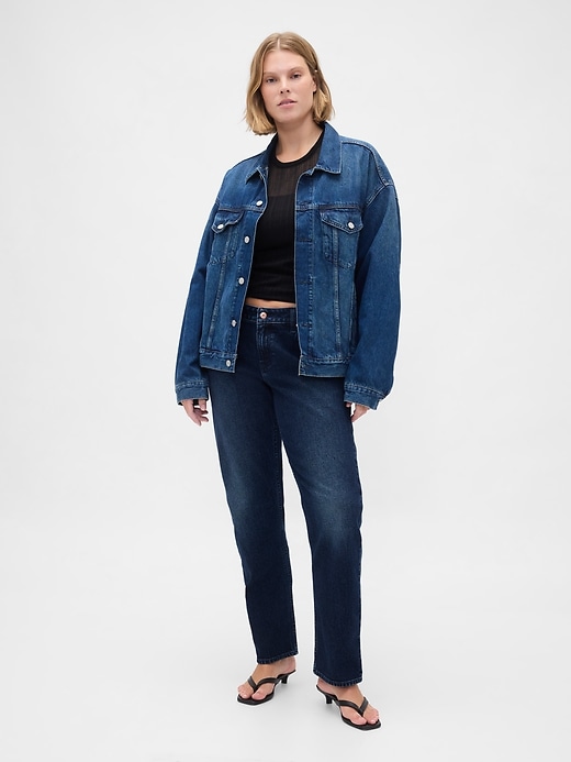 Image number 5 showing, Curvy Low Rise '90s Straight Jeans