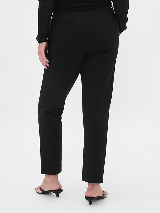 Image number 6 showing, High Rise Ponte Slim Crop Pants
