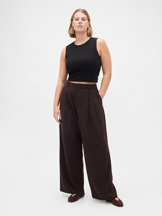 Image number 5 showing, Curvy 365 High Rise Pleated Trousers