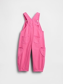 Baby & Toddler Heart-Pocket Horseshoe Overalls