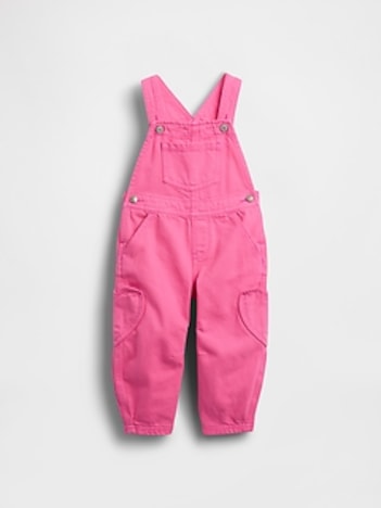 Baby & Toddler Heart-Pocket Horseshoe Overalls
