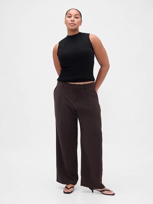 Image number 5 showing, 365 Low Rise Pleated Wide-Leg Trousers