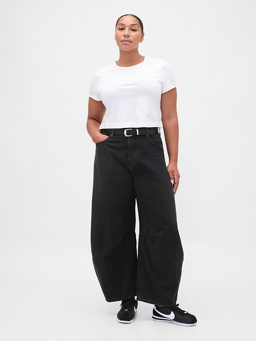 Image number 5 showing, High Rise UltraSoft Horseshoe Jeans