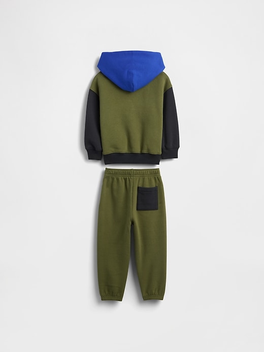 Image number 3 showing, Baby & Toddler VintageSoft Colorblock Hoodie Set