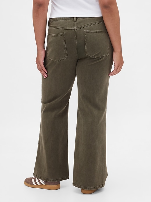Image number 6 showing, Low Rise Flare Khakis
