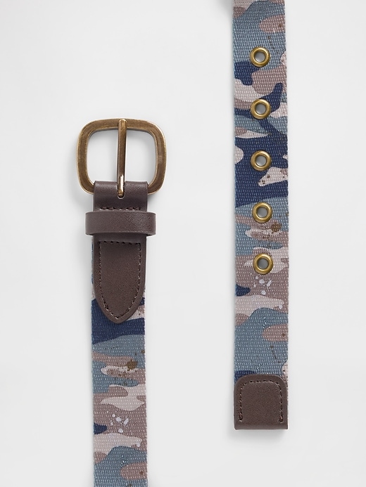 Image number 3 showing, Kids Camo Webbed Belt