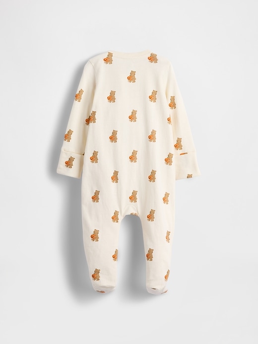 Image number 2 showing, Baby First Favorites Organic Cotton Footed One-Piece