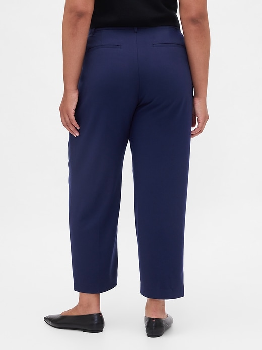 Image number 6 showing, 365 High Rise Brushed Twill Taper Ankle Trousers