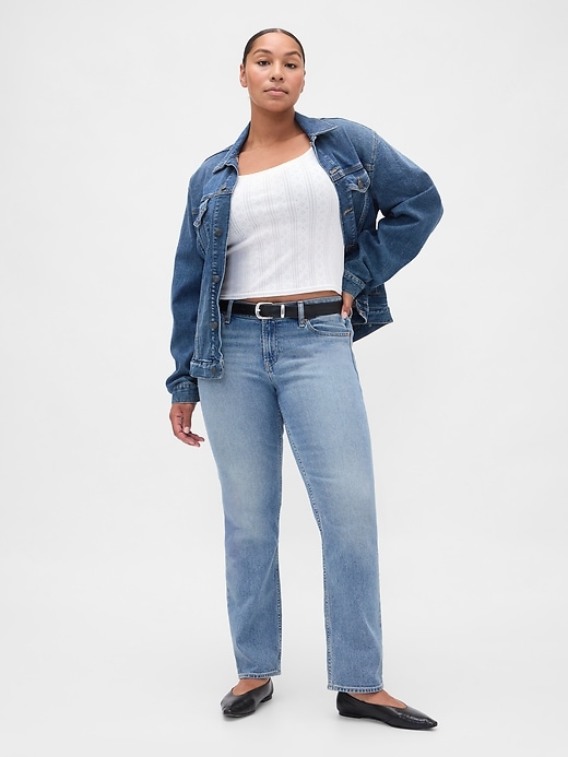 Image number 5 showing, Curvy Low Rise '90s Straight Jeans
