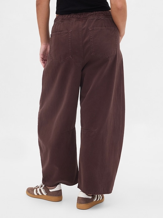 Image number 6 showing, Mid Rise Twill Easy Horseshoe Pants