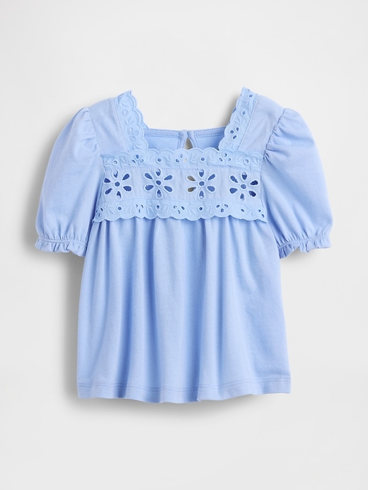 Image number 1 showing, Baby & Toddler Eyelet Top
