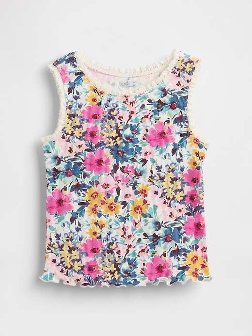 Image number 1 showing, Baby & Toddler Mix & Match Lace-Trim Tank Top