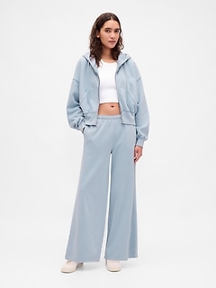 VintageSoft Baggy Wide-Leg Sweatpants