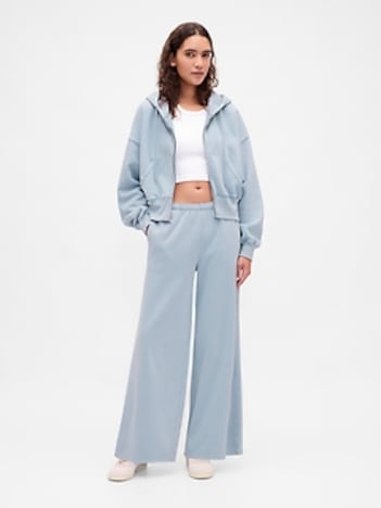VintageSoft Baggy Wide-Leg Sweatpants
