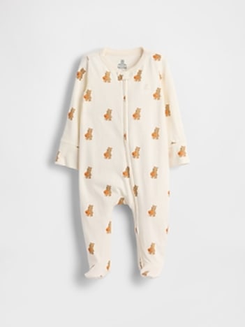 Baby First Favorites Organic Cotton Footed One-Piece
