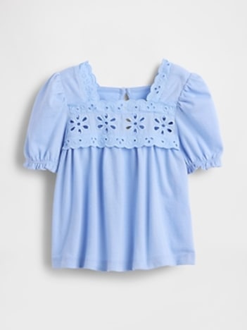 Baby & Toddler Eyelet Top