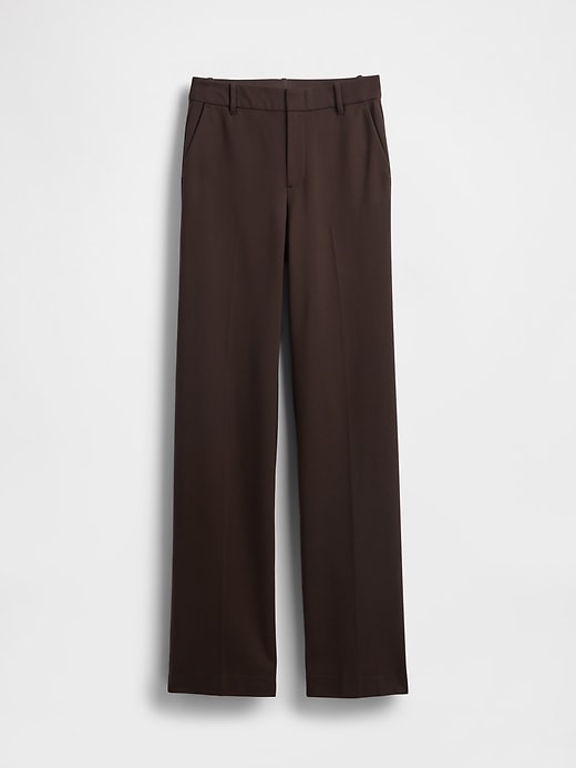 Image number 6 showing, High Rise Ponte Wide-Leg Pants