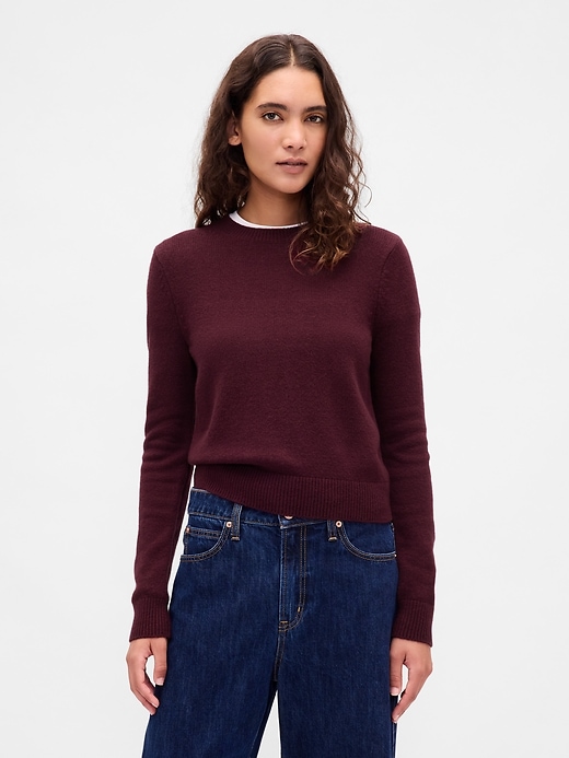 Image number 1 showing, CashSoft Crewneck Sweater