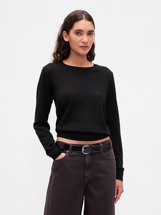 Image number 1 showing, Merino Crewneck Sweater