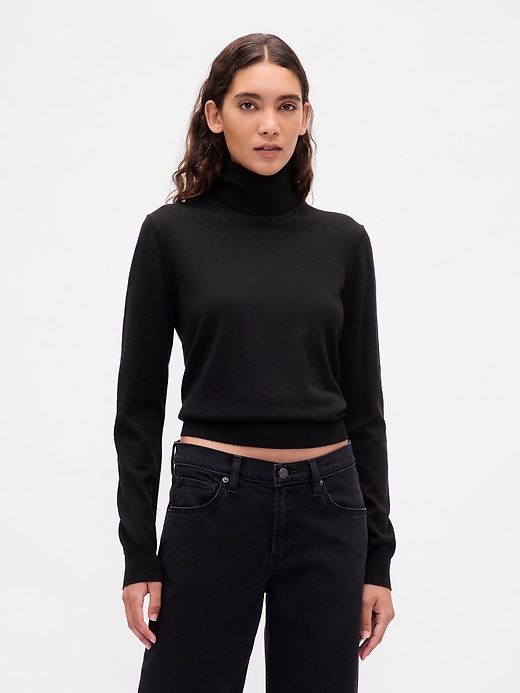 Image number 1 showing, Merino Turtleneck Sweater