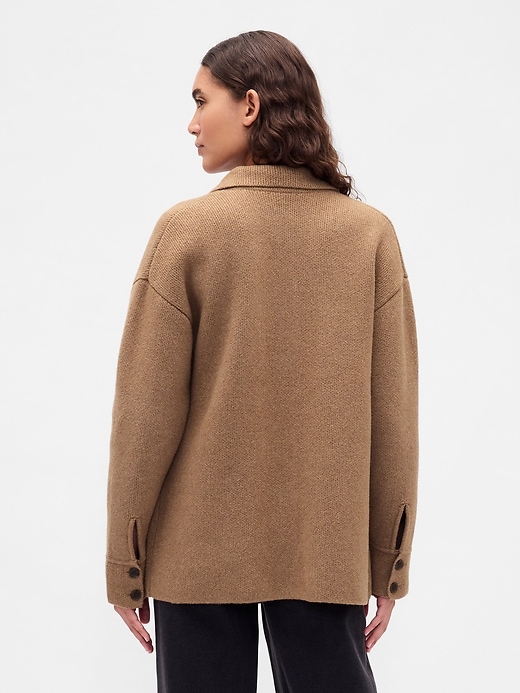 Image number 3 showing, CashSoft Oversized Shirt Jacket