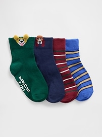 View large product image 1 of 1. Baby & Toddler Quarter Crew Socks