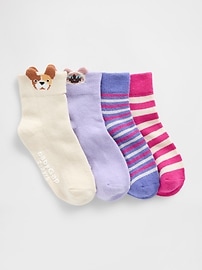 View large product image 1 of 1. Baby & Toddler Quarter Crew Socks