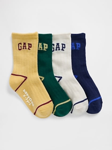 Baby & Toddler Logo Crew Socks (4-Pack)