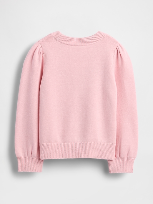 Image number 2 showing, Baby & Toddler Puff-Sleeve Sweater