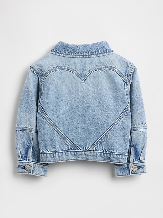Image number 2 showing, Baby & Toddler Heart Denim Jacket