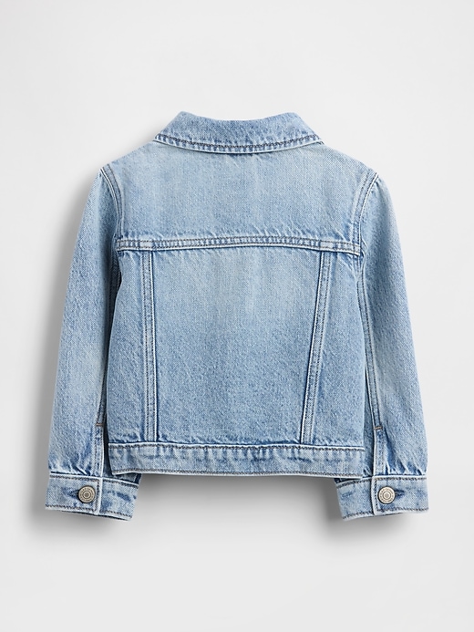 Image number 2 showing, Baby & Toddler Heart-Pocket Icon Denim Jacket