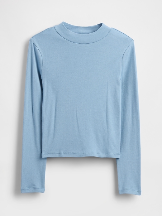 Image number 2 showing, Kids Rib Mockneck T-Shirt