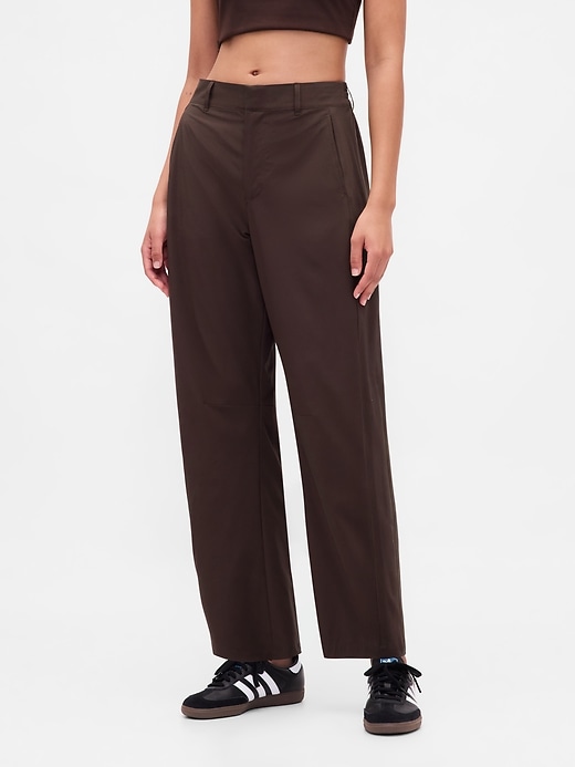 Image number 2 showing, GapFit Tech High Rise Barrel Pants