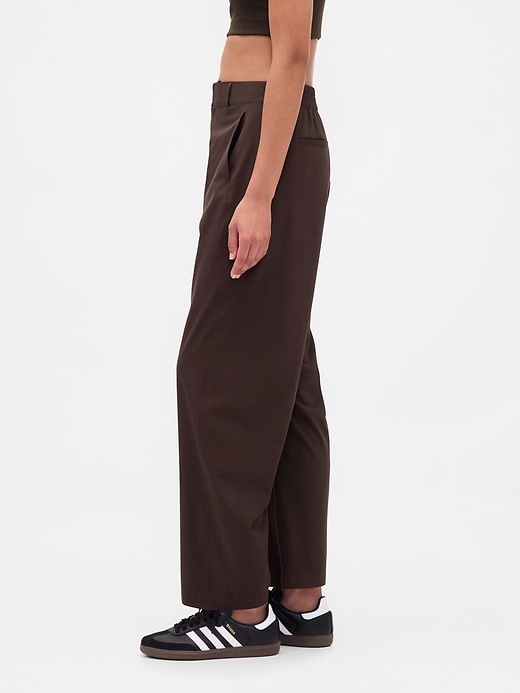 Image number 3 showing, GapFit Tech High Rise Barrel Pants