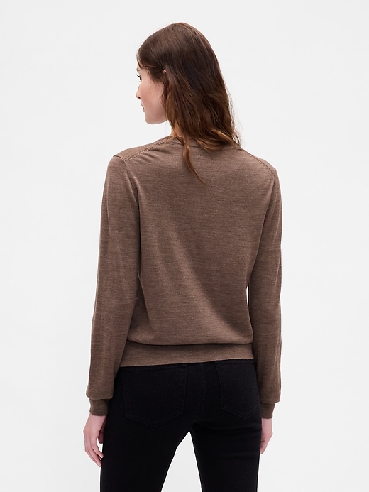 Image number 3 showing, Merino Crewneck Sweater
