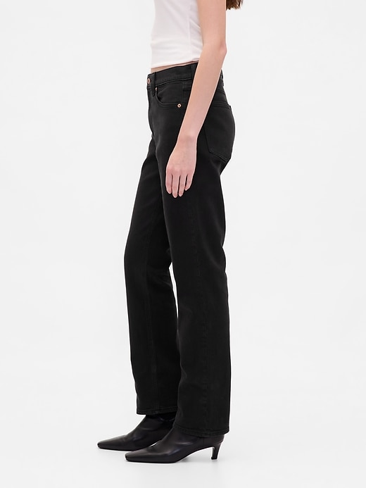 Image number 3 showing, High Rise '90s Straight Jeans